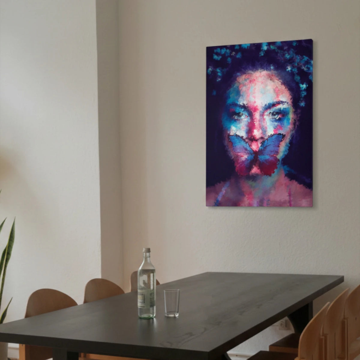 Butterfly Kiss Canvas Print