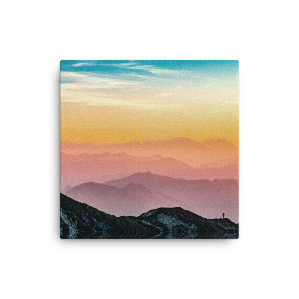 Majestic Mountains of Altmünster Canvas Print