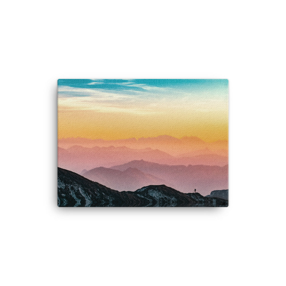 Majestic Mountains of Altmünster Canvas Print