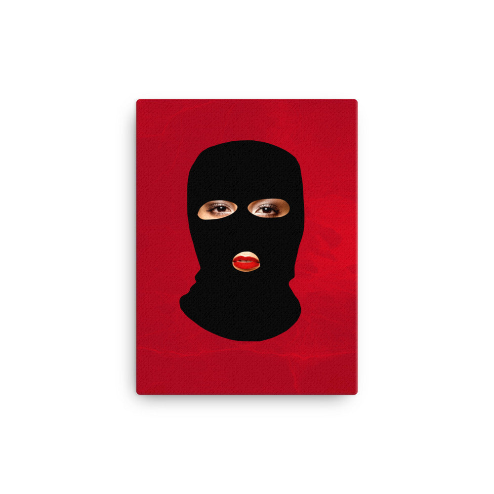 Balaclava Outlaw Canvas Print