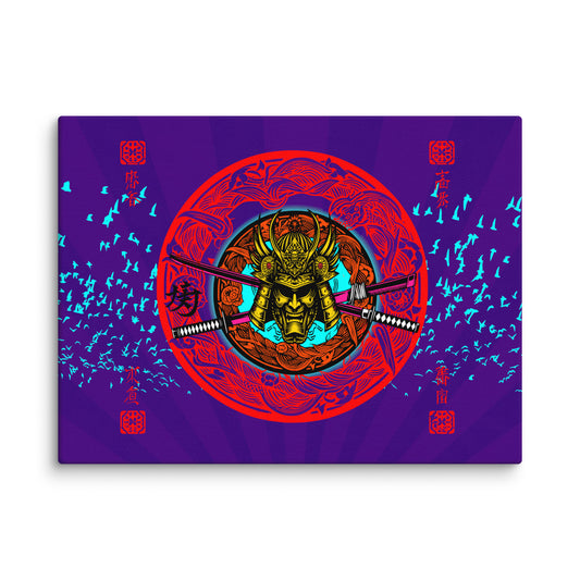 Japanese Warrior Canvas Print