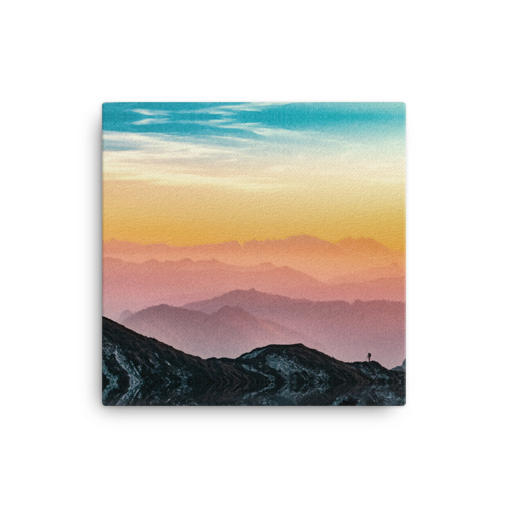 Majestic Mountains of Altmünster Canvas Print