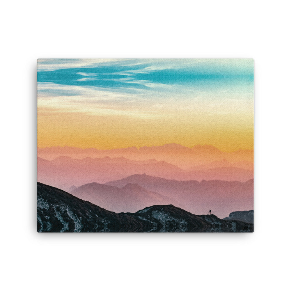 Majestic Mountains of Altmünster Canvas Print