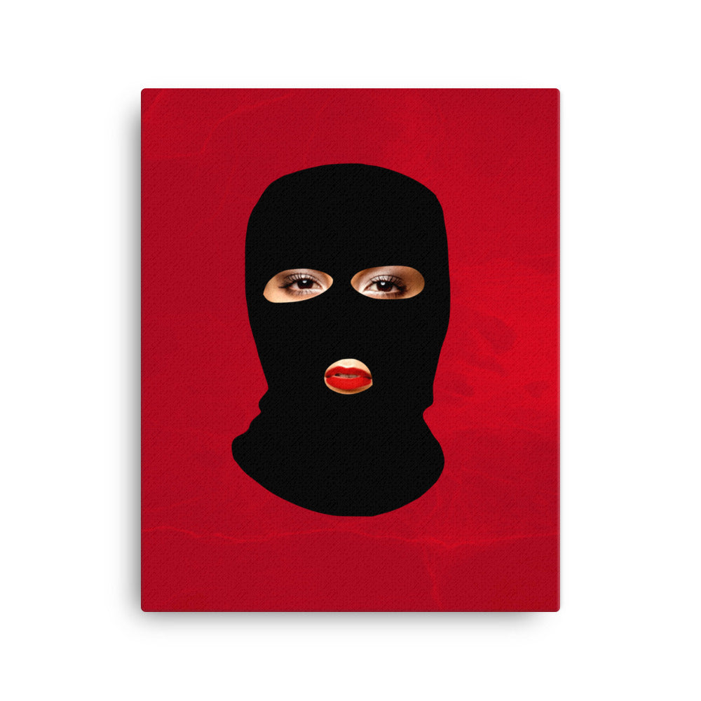 Balaclava Outlaw Canvas Print