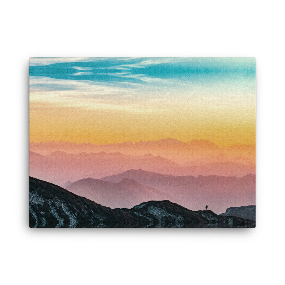 Majestic Mountains of Altmünster Canvas Print