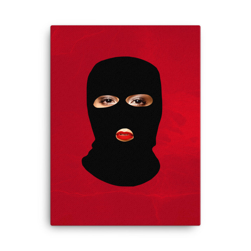 Balaclava Outlaw Canvas Print