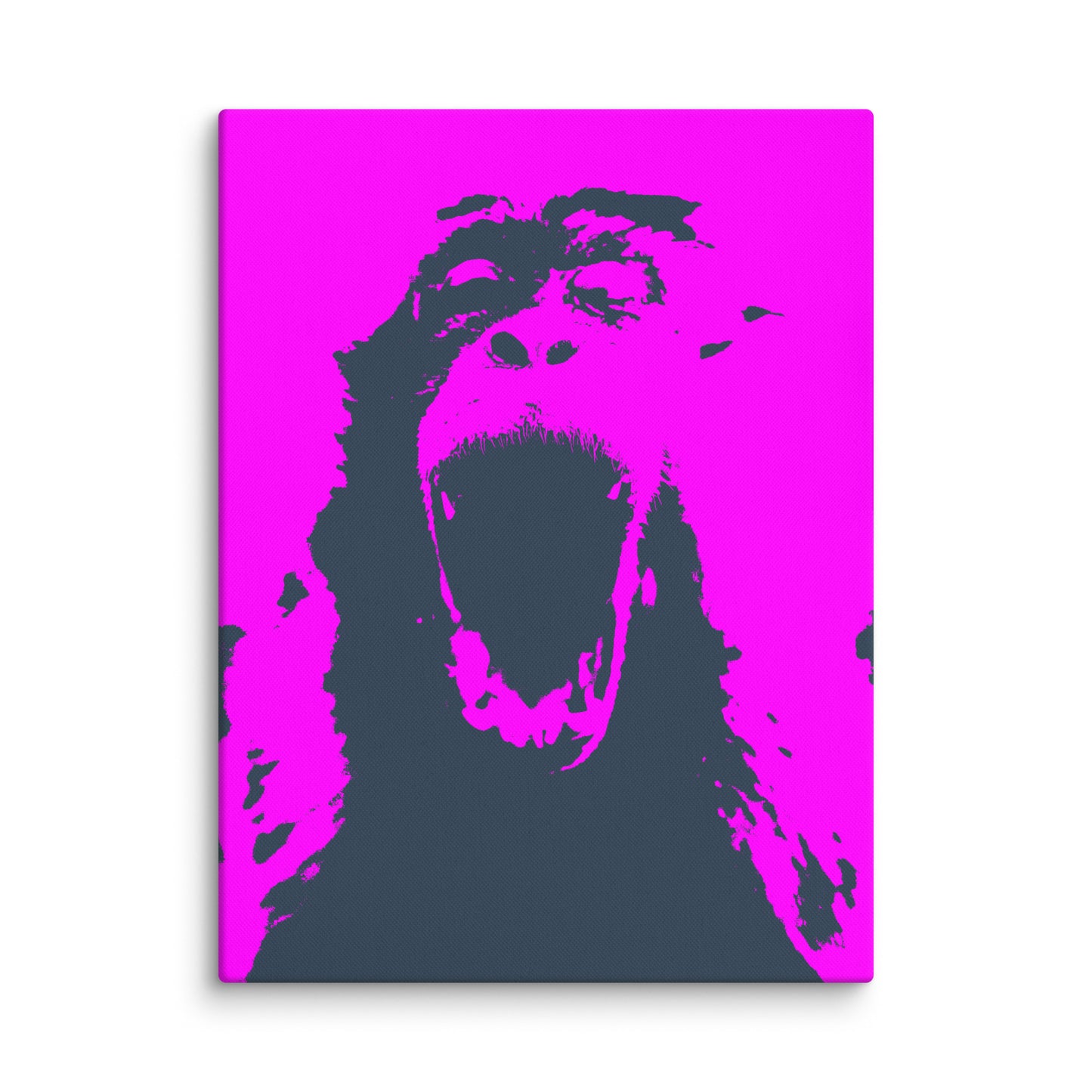 Screaming Monkey Canvas