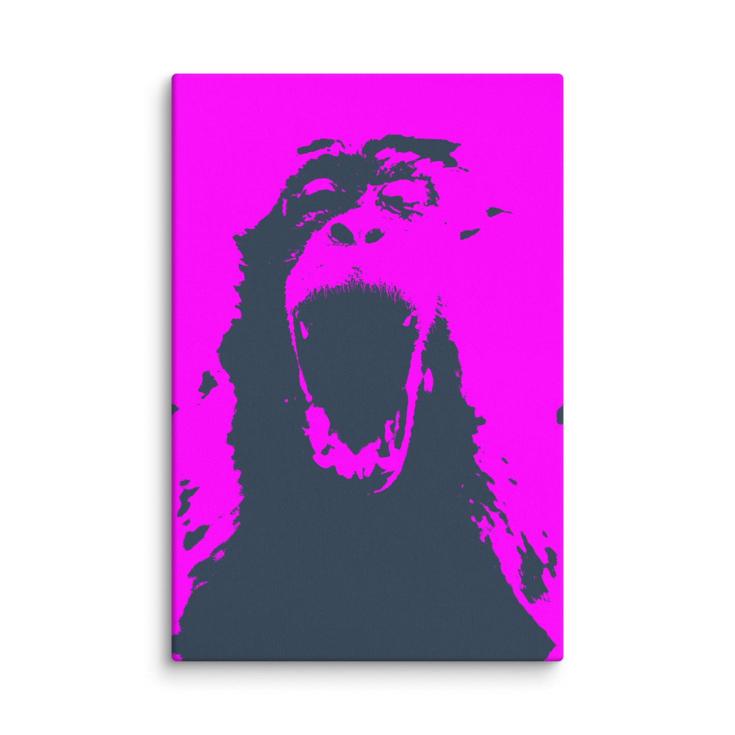 Screaming Monkey Canvas