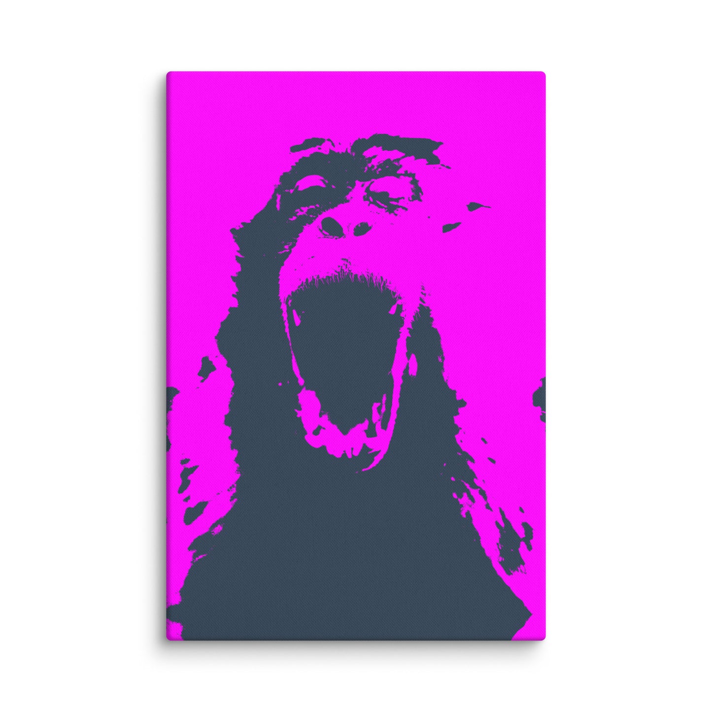 Screaming Monkey Canvas