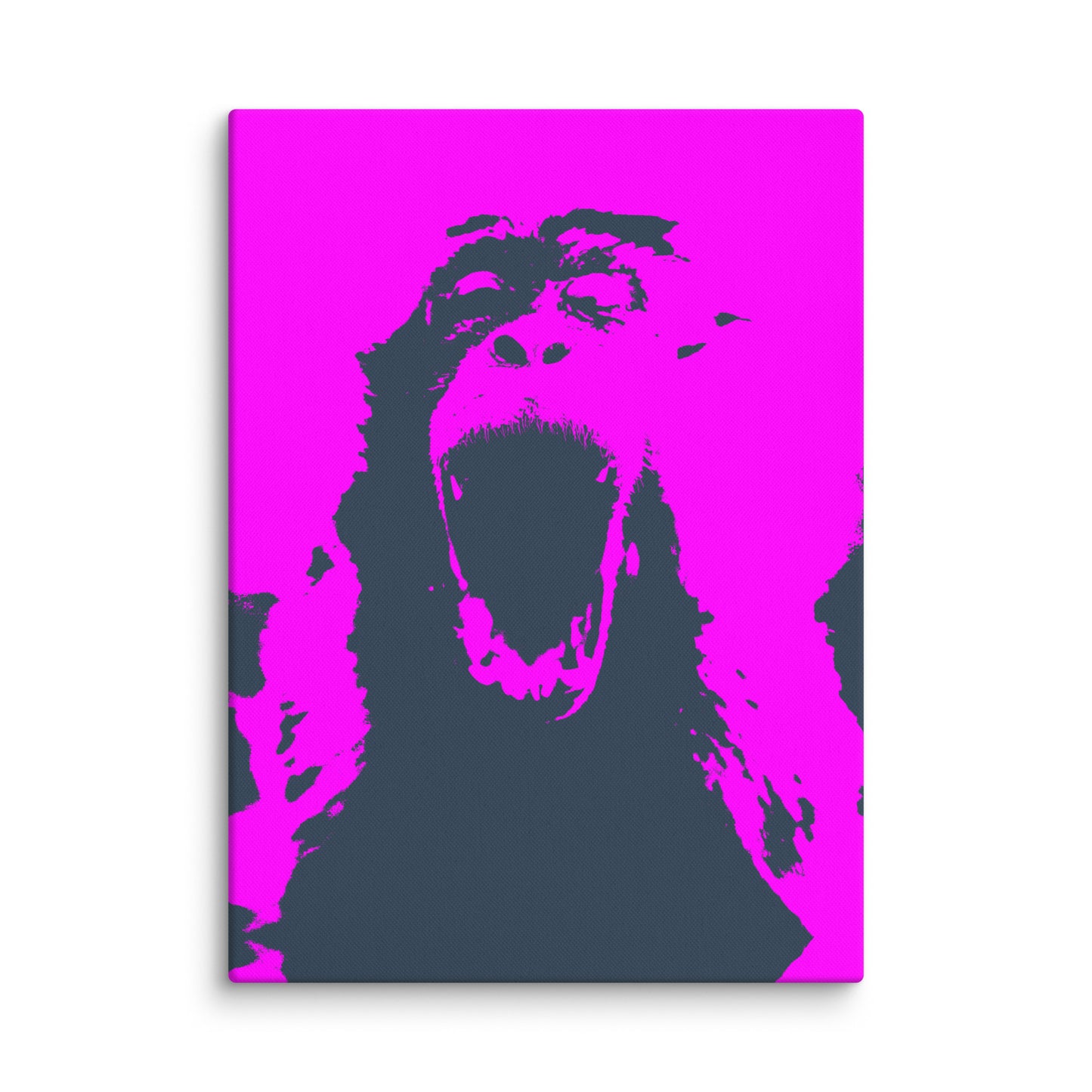 Screaming Monkey Canvas