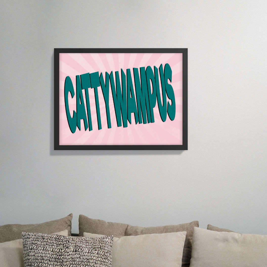 Cattywampus Poster Print