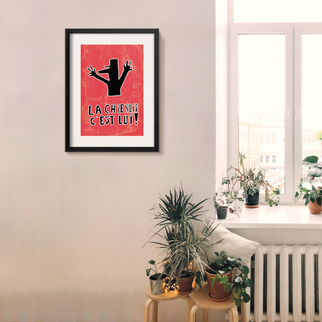 La Chienlit Framed Print