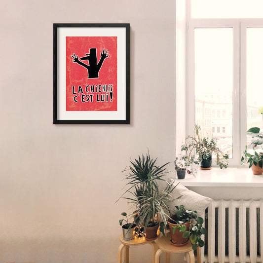 La Chienlit Framed Print
