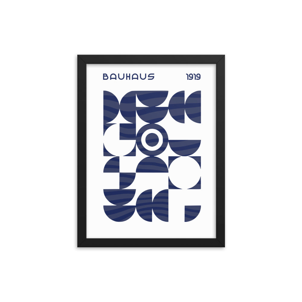 Buahaus Geometric Abstraction Framed Print