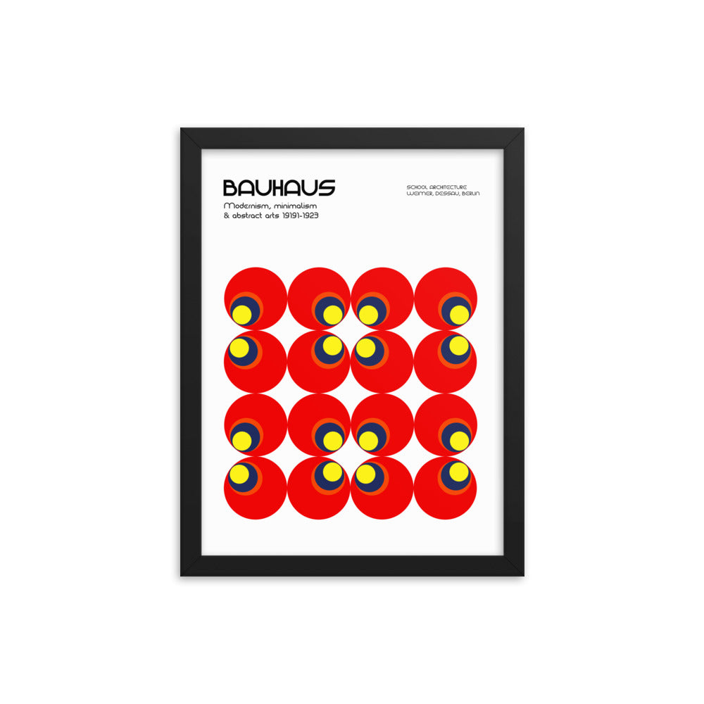 Bauhaus Rotating Radiance Framed Print