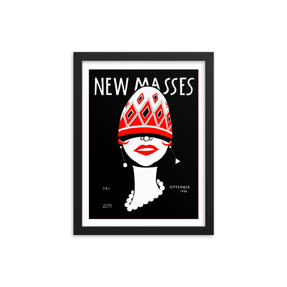 New Masses 1926 by Frank Walts Framed Print