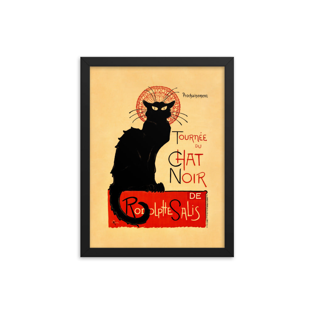 Tournée du Chat Noir 1896 by Théophile Alexandre Steinlen Framed Print