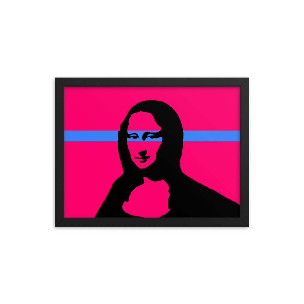 Mona Lisa Vector Framed Print