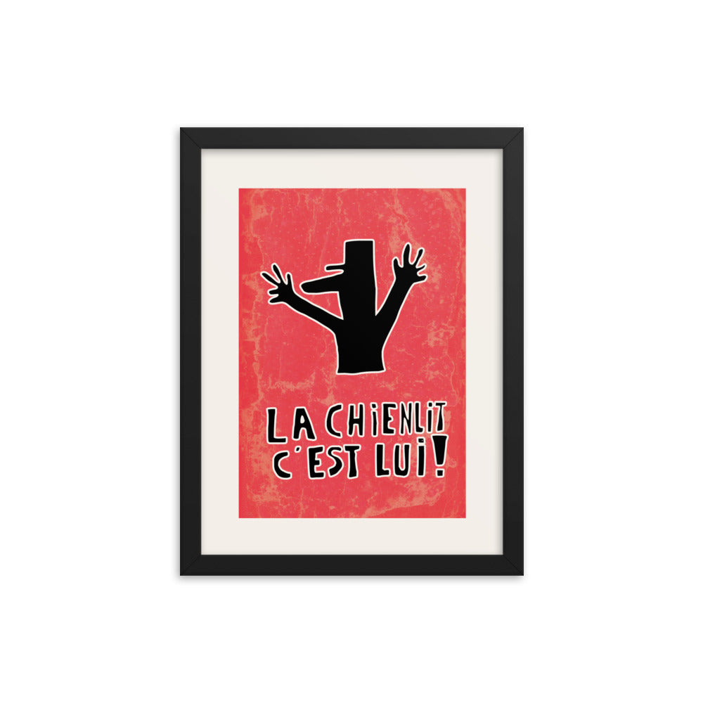 La Chienlit Framed Print