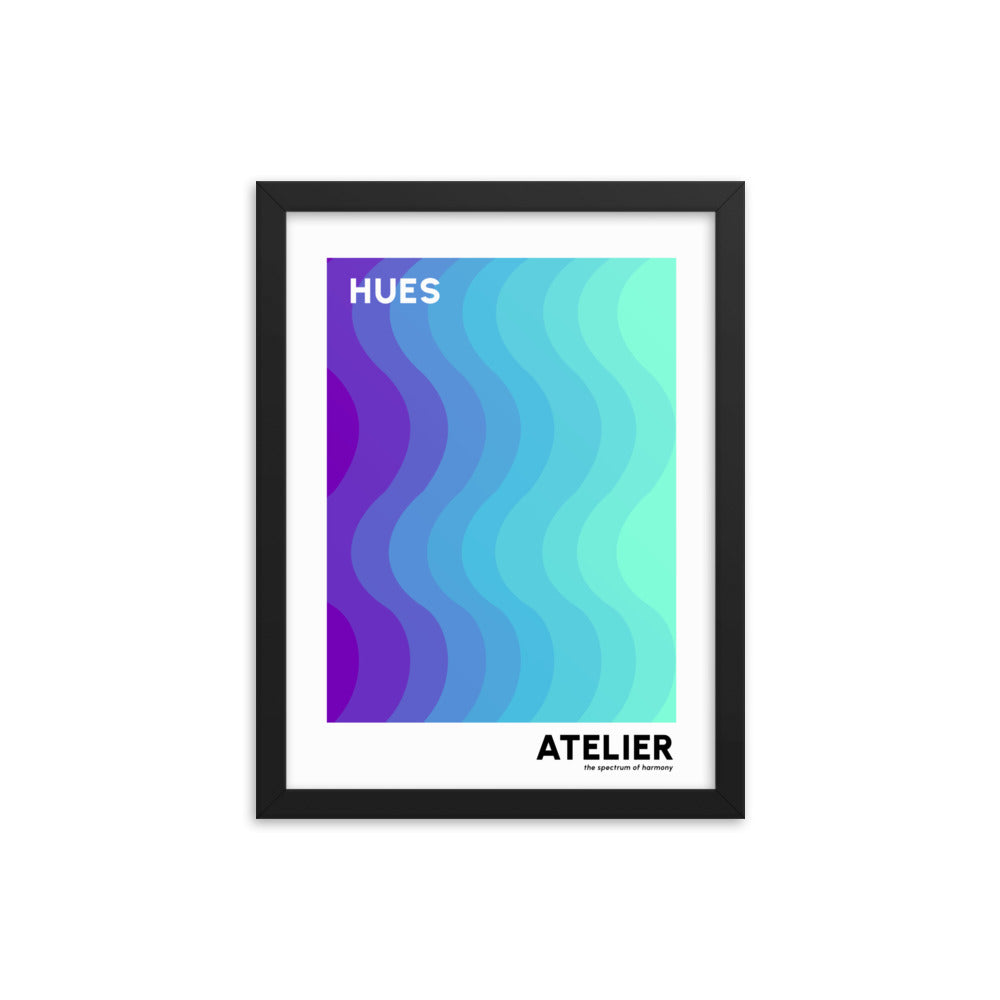 Hues Atelier Framed Print