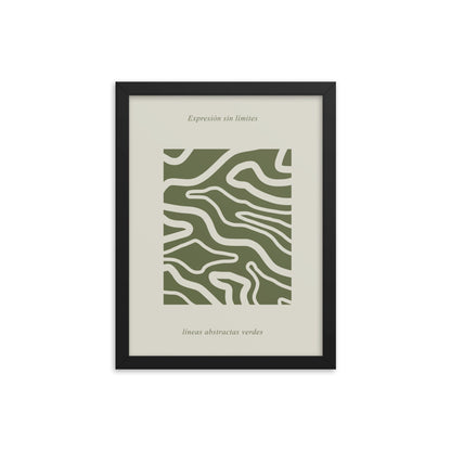 Expresión sin límites Framed Print