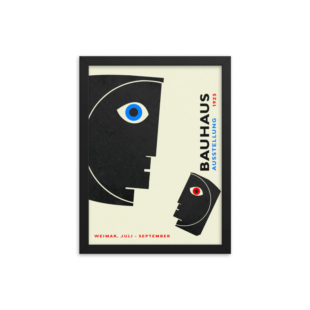 Bauhaus Heads Framed Print