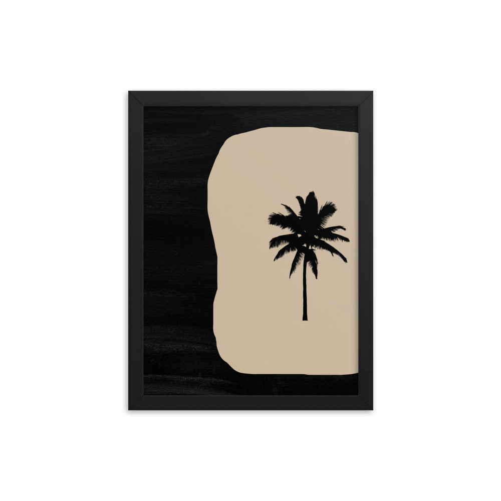 Palm Tree Boho Framed Print