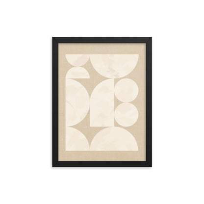 Boho Circular Framed Print