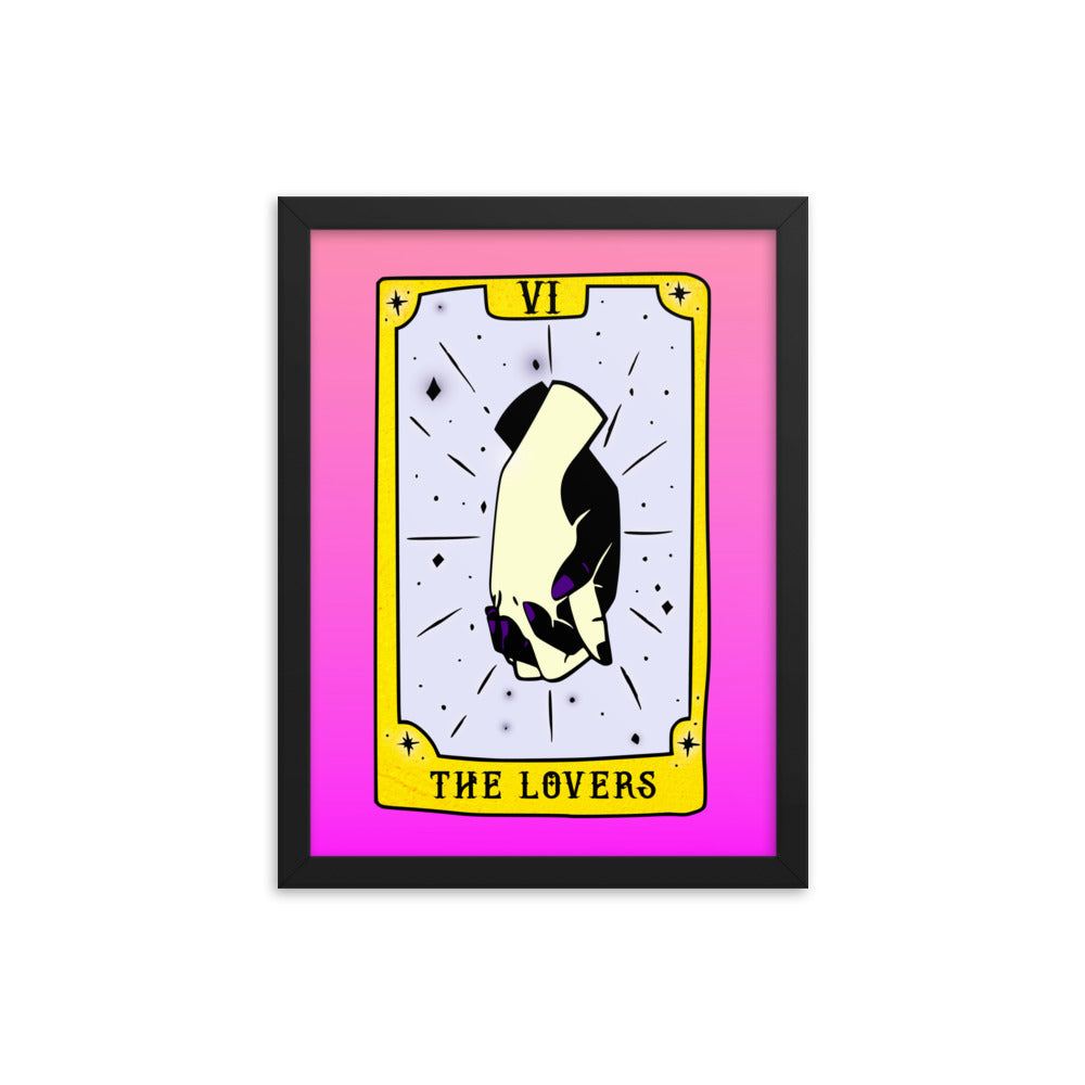 The Lovers Tarot Card Framed Print