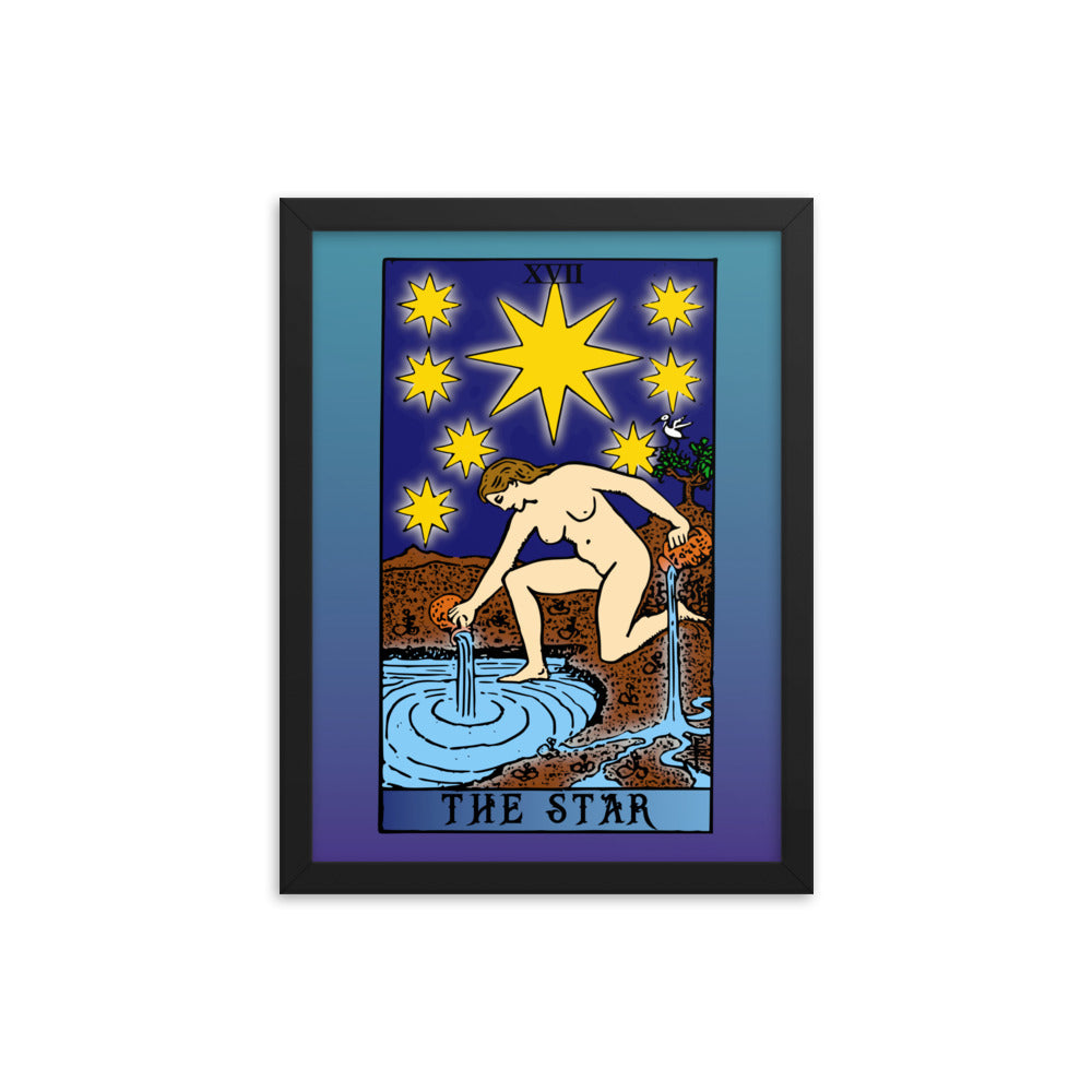 The Star Tarot Card Framed Print