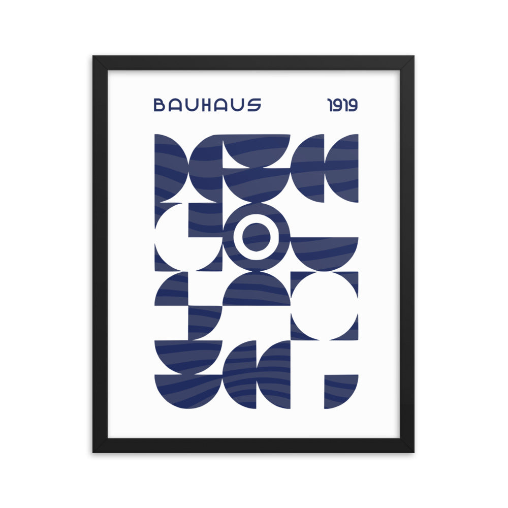 Buahaus Geometric Abstraction Framed Print