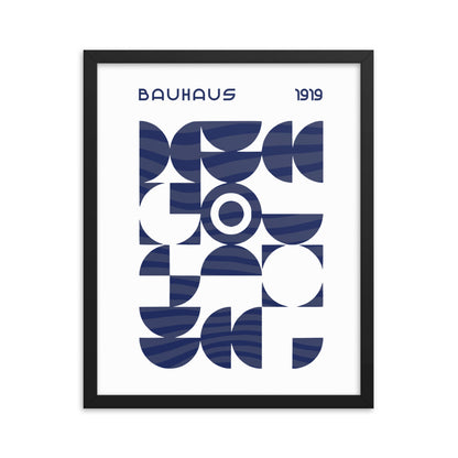 Buahaus Geometric Abstraction Framed Print