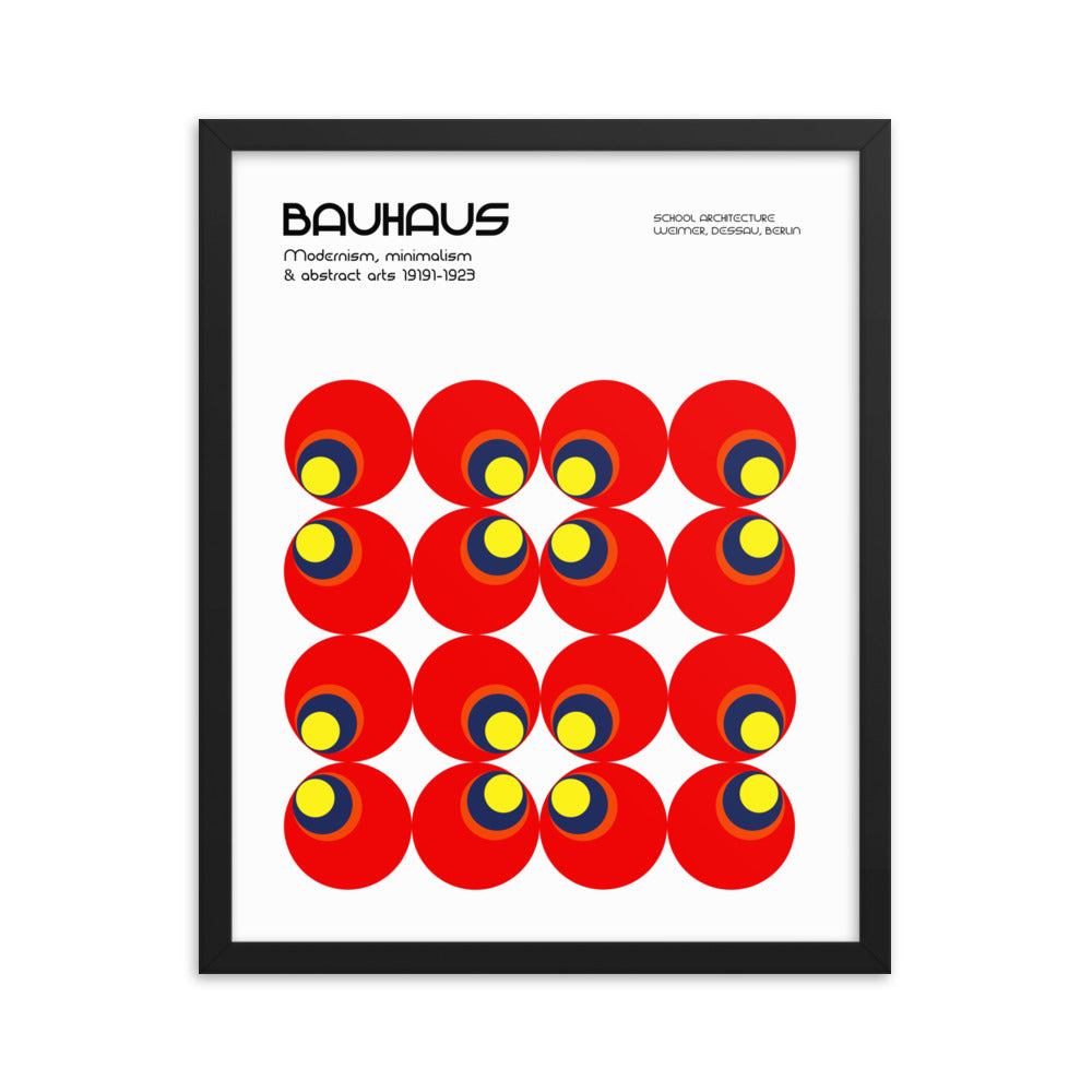 Bauhaus Rotating Radiance Framed Print