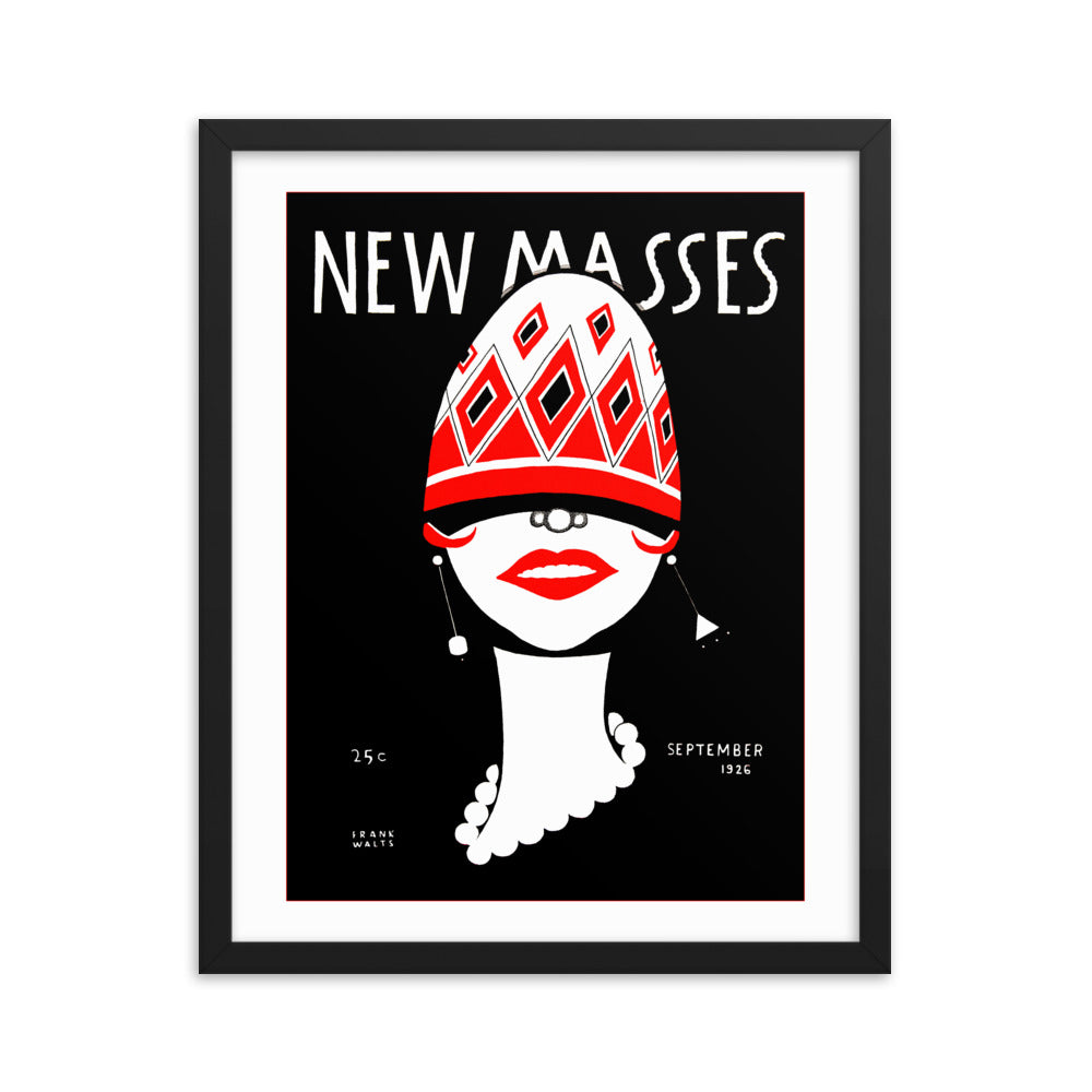 New Masses 1926 by Frank Walts Framed Print