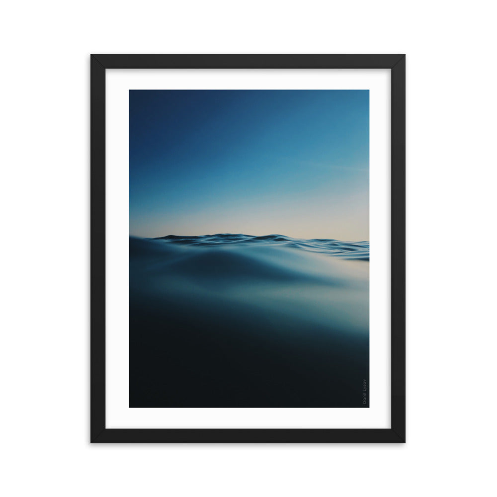 Calm Waves Framed Print