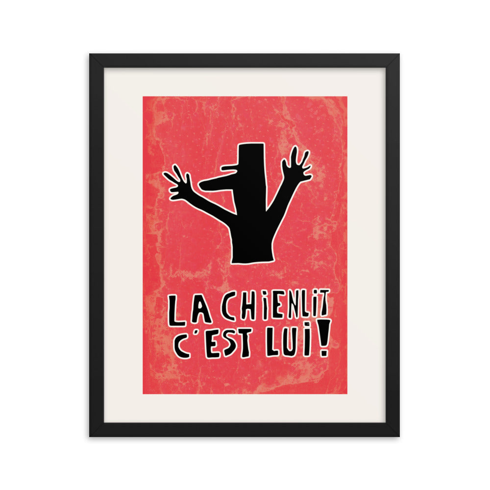 La Chienlit Framed Print