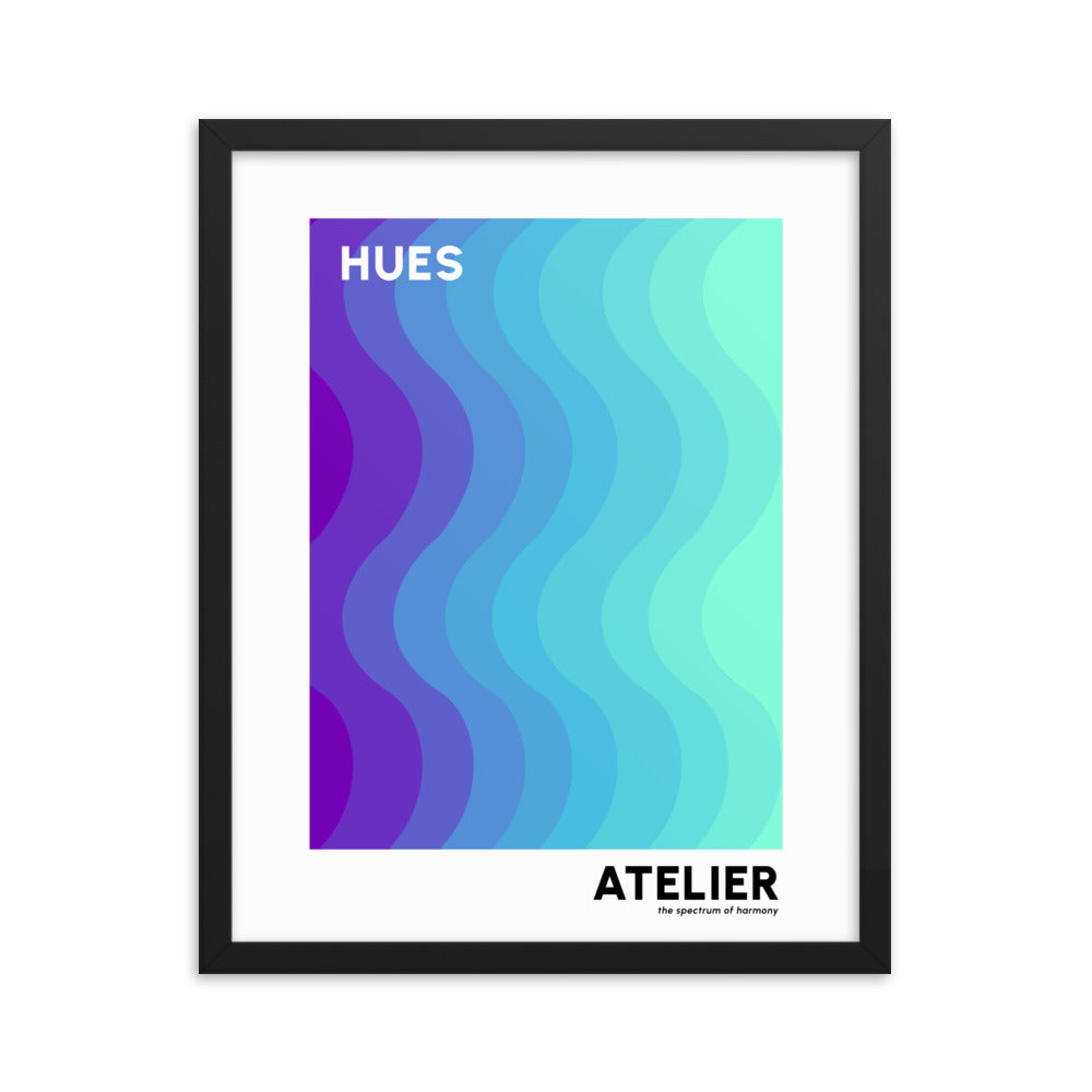 Hues Atelier Framed Print