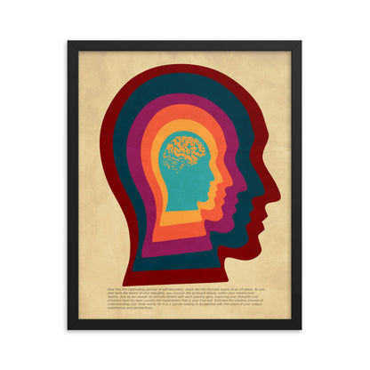 Layered Thoughts Framed Print