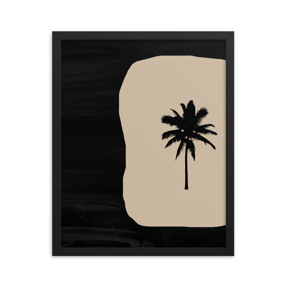 Palm Tree Boho Framed Print