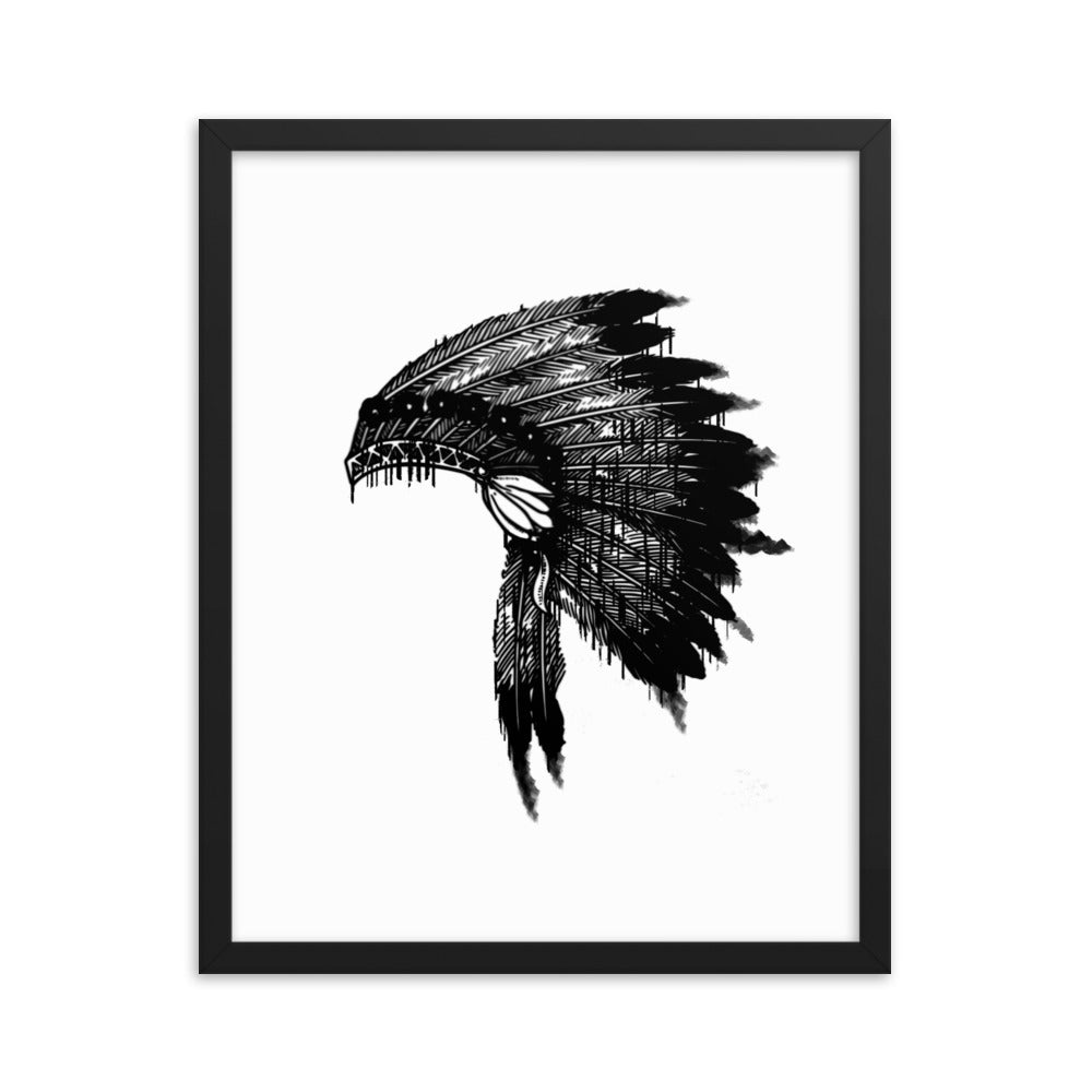 Native American Framed Print