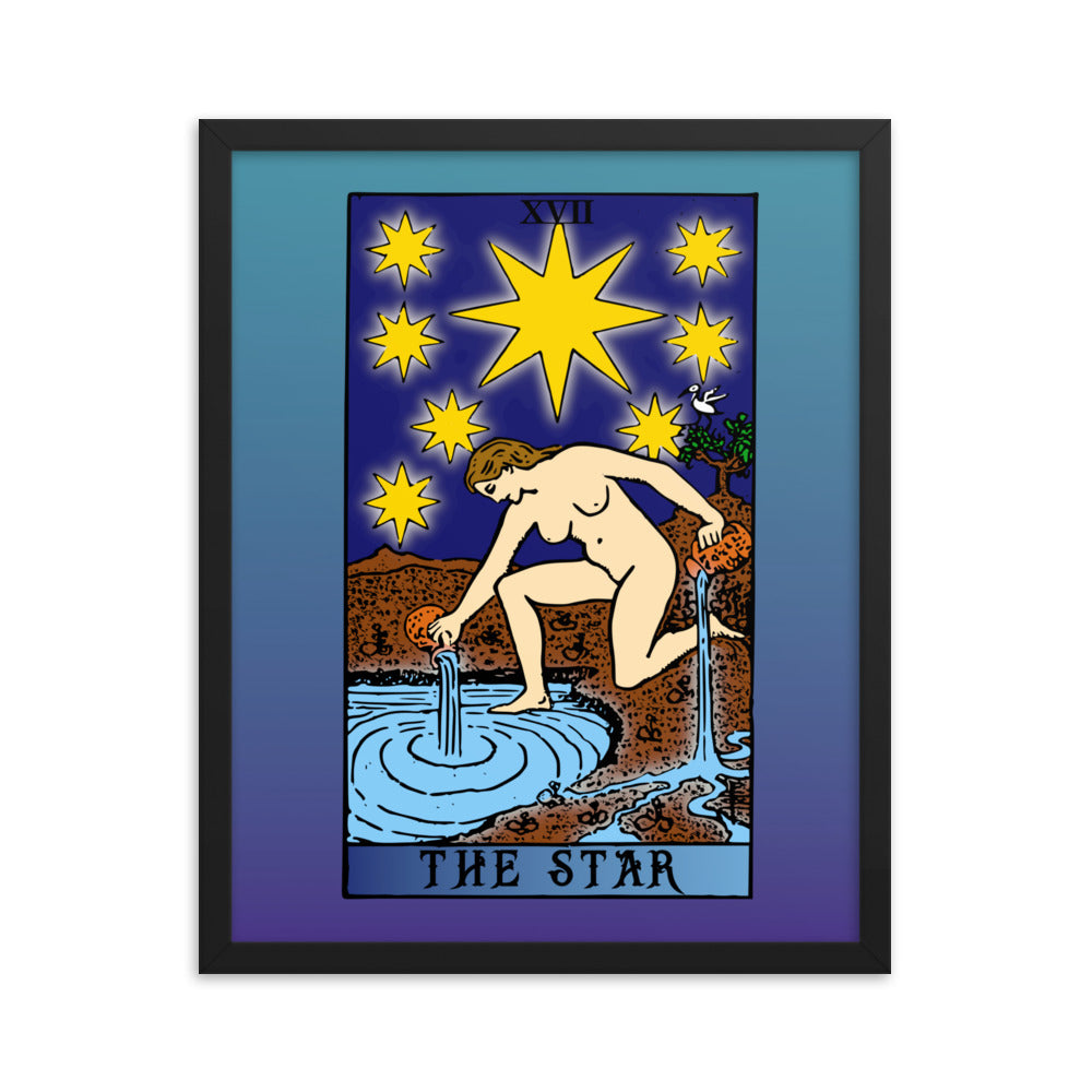 The Star Tarot Card Framed Print