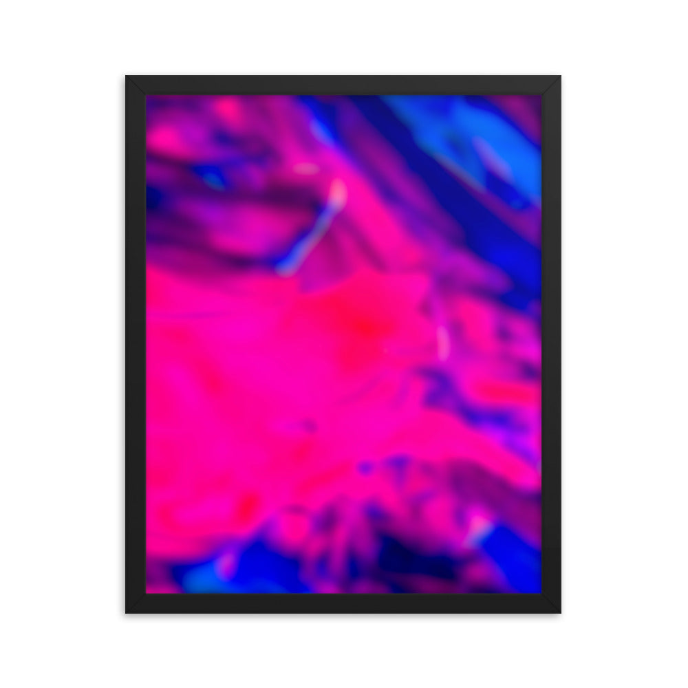 Color Blur Framed Print