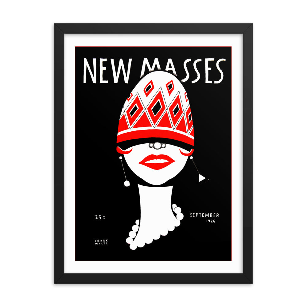 New Masses 1926 by Frank Walts Framed Print