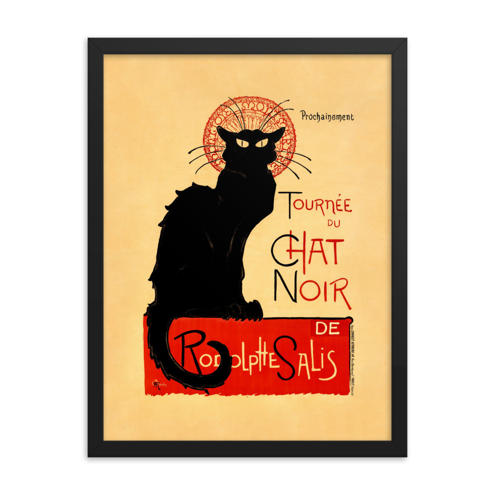 Tournée du Chat Noir 1896 by Théophile Alexandre Steinlen Framed Print