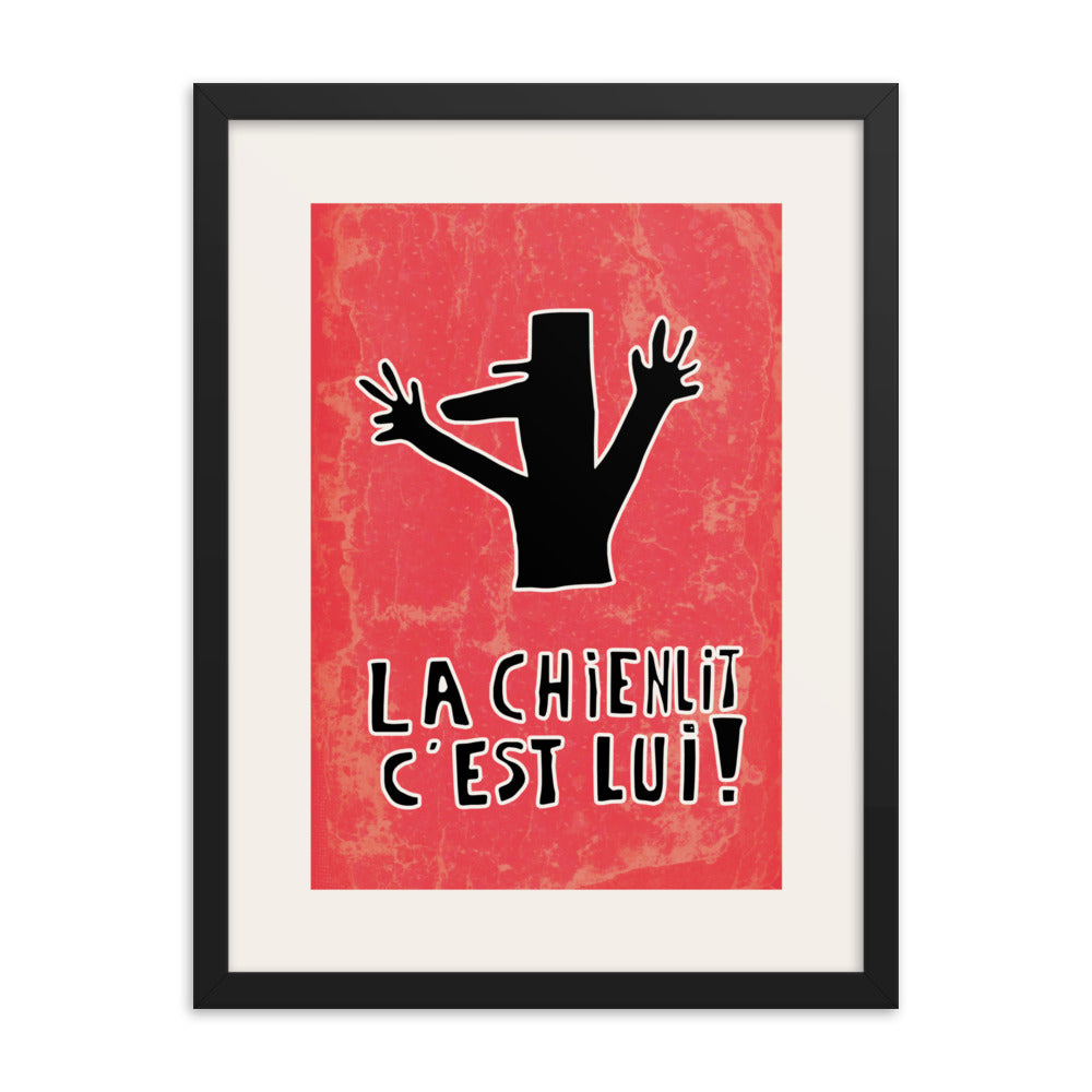 La Chienlit Framed Print