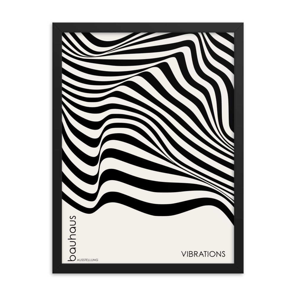 Bauhaus Waves Framed Print