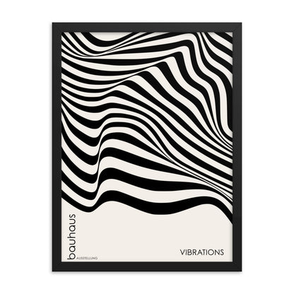 Bauhaus Waves Framed Print