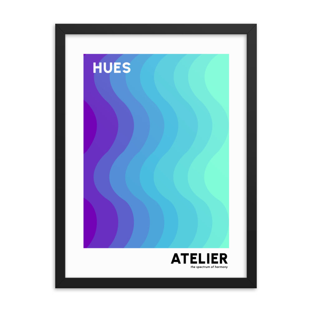 Hues Atelier Framed Print