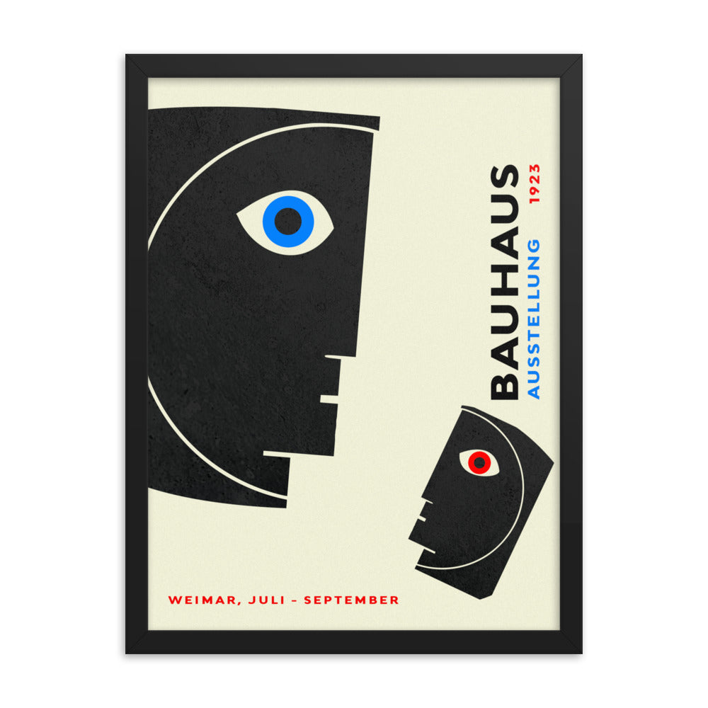 Bauhaus Heads Framed Print