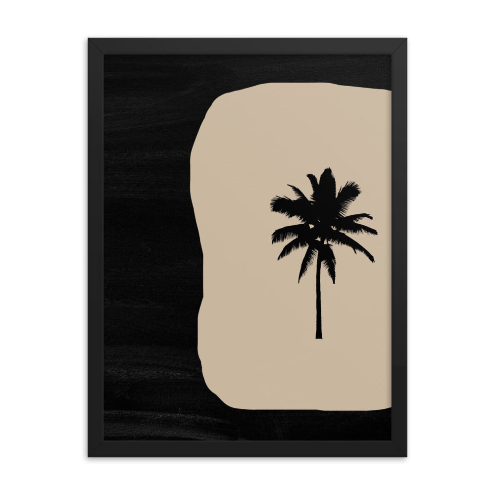 Palm Tree Boho Framed Print